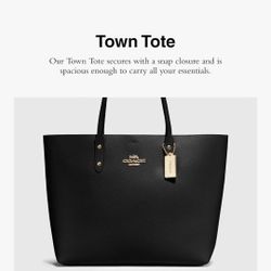 Coach Town Tote 