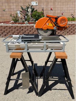 Beautiful Wet Tile Saw  10”.