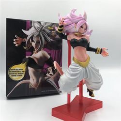 Anime Dragon Ball Z Gals Android NO 21 Majin Buu Lady Ver. PVC Action  Figure Manga Statue Collectible Model Toys Doll Gifts 22CM