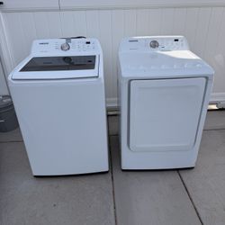 Samsung Washer Dryer Set - White