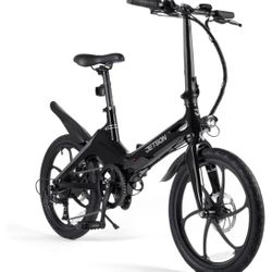 Jetson J8 Electric Bike, 350-Watt Motor, Easy-Folding Mechanism, Headlight, Twist Throttle & Pedal Assist, Cruise Control, 3 Speed Modes, Up To 15.5 M