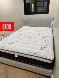 Bed frame new queen size