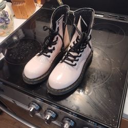 Soda Pink Combat Boots