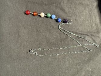 Chakras Crystal Necklace 
