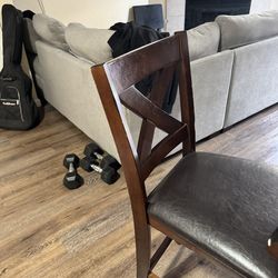 Table and chair set for sale (book shelf table