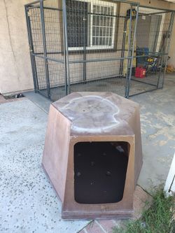 Large plastic dog house