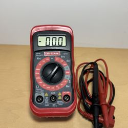 New Without Box Craftsman Digital Multimeter AC/DC 8 Function 82141 