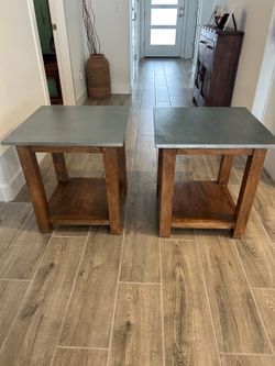 Custom-made end tables