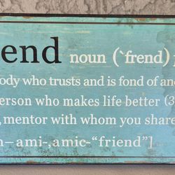 "Motivational Inspire Definition Wall Hanging