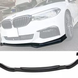 Fits 17-20 BMW G30 5 Series 540i M Sport Front Bumper Lip Spoiler - PU