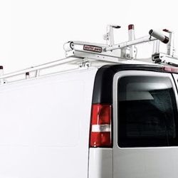 Weather Guard EZGLIDE2™ Drop-Down Ladder Van Rack Extended Mid/High Roof Model