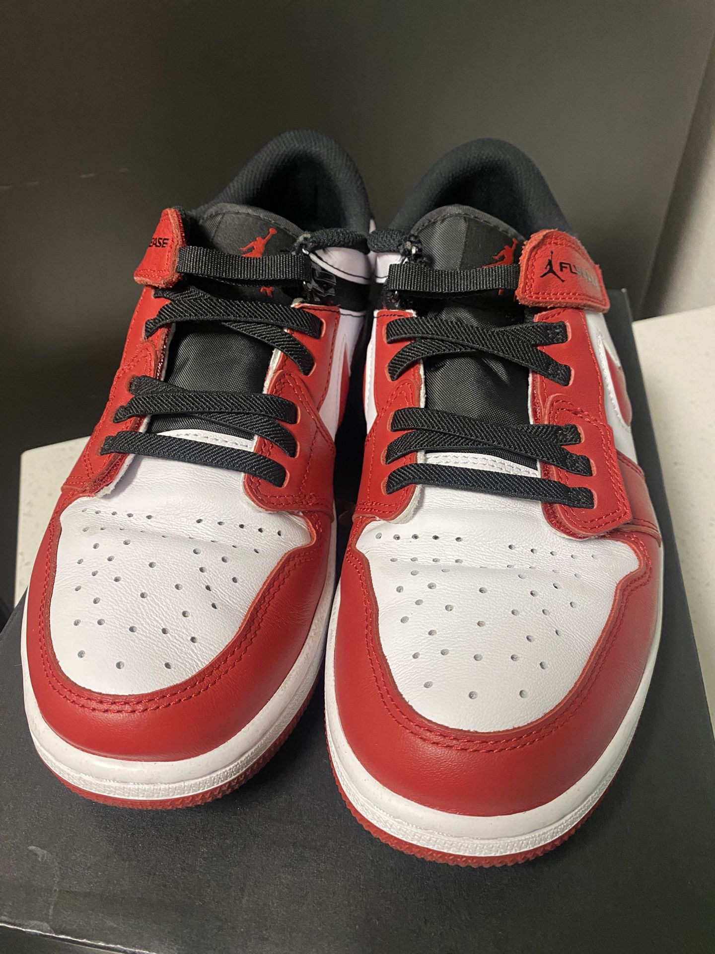 Nike Jordan 1 Low Fly ease Gym Red (Mens 9.5) 