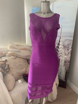 Purple Bandage Dress, size medium