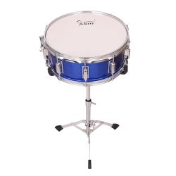 BARELY USED Glarry 14" Wood Snare Drum Set for Student, Blue
