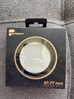 PolarPro Step-Up Ring 67mm to 77mm – Like New