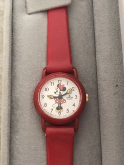 Vintage out of production quartz Lorus Minnie Mouse watch