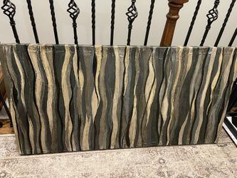Beautiful ‘Zebra Print’ Textured Wall Painting