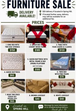 Furniture Sale