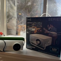 120” Screen Portable Projector 