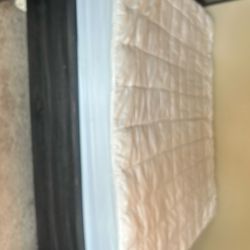 Bed frame and dresser set good condition