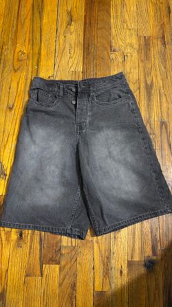 Grey Floral Jorts | Size 28
