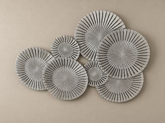 Silver plated wall decor