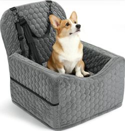 Dog Car Seat with Safety Leash