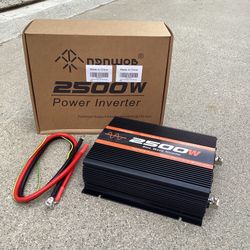 2500W Inverter Pure sine Wave Inverter 2000 watt Inverter 12v Inverter RV Inverter Truck Inverter Power Inverter 12V to 110 for Car Truck semi Truck V