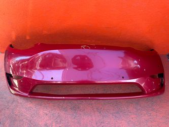 2020 2021 2022 2023 Tesla Model Y Front Bumper Cover W/ Sensor Holes OEM