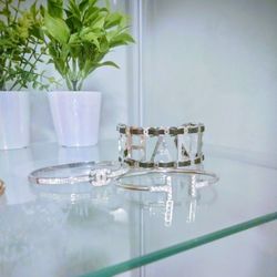 Silver Stackable Bracelets