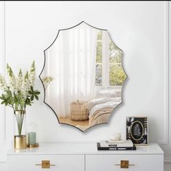 new 24"x30" Wavy Wall Mounted Mirror