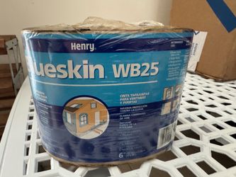 Henry Blueskin WB25 Window and Door Flashing New in package 6” x 75 ft
