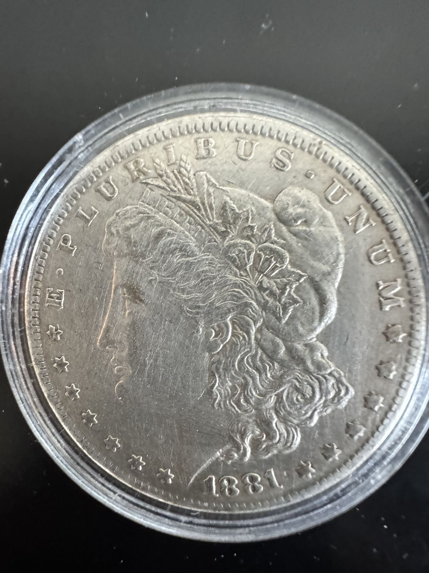 1881 Morgan Dollar No Mint Mark 90% Silver