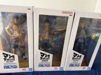 Banpresto One Piece Manga Dimensions Luffy, Sabo, Ace
