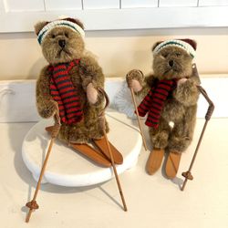 Vintage Pair Of Russ Ski Bears