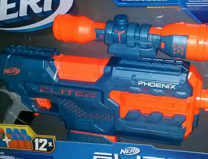 Nerf Gun W/ 12 Bullets! Brand New In Box!