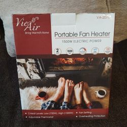 Vie Air Portable Fan Heater 1500w - Brand New