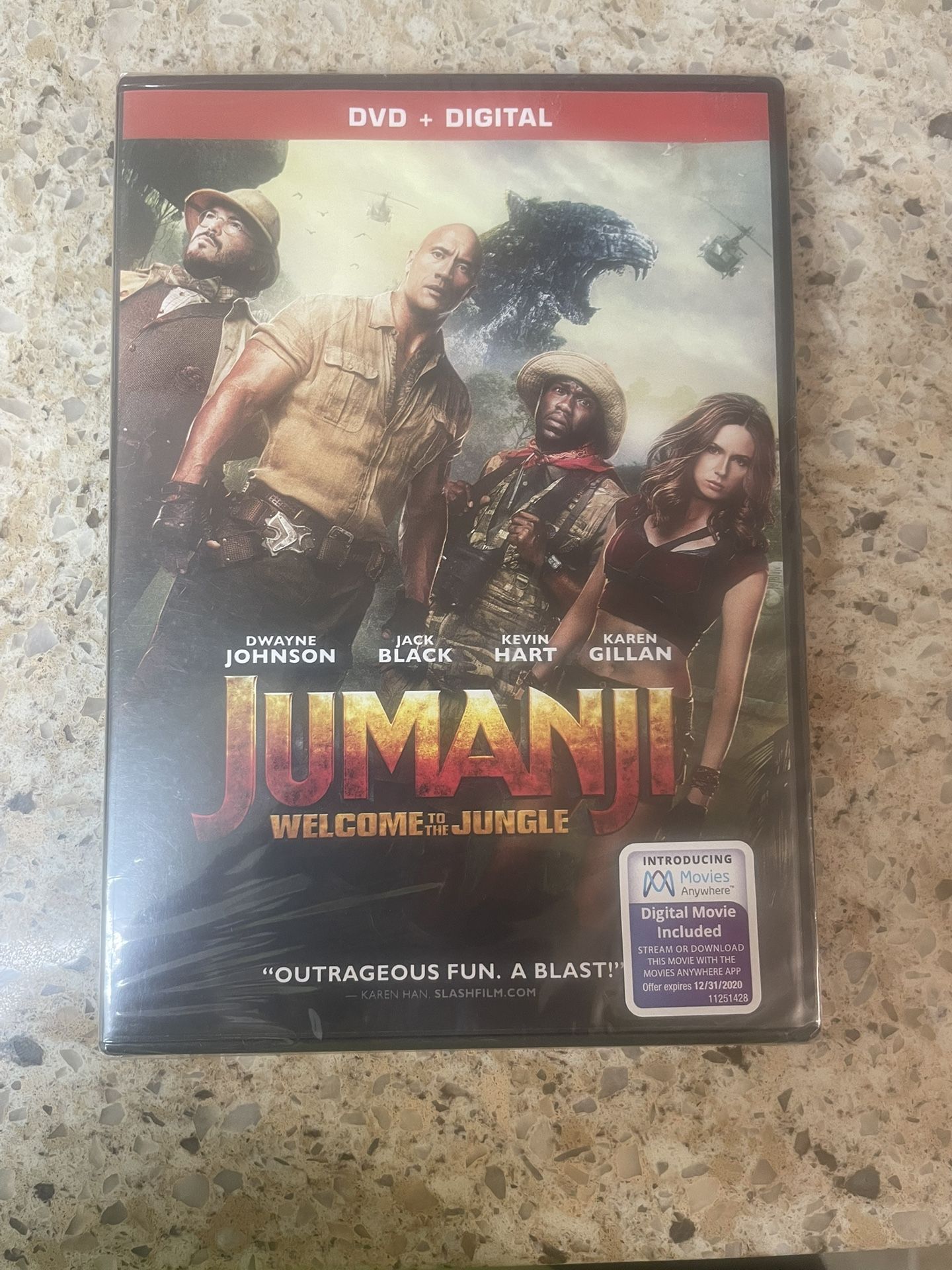 Jumanji Welcome To The Jungle (DVD)