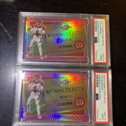 2020 Panini Joe Burrow PSA 9