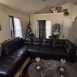 Leather Couch 
