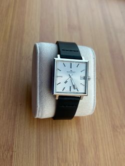 Vintage Bucherer Stainless Steel Square Automatic Watch - Men's
