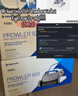 Pentair Prowler 920 Robotic Pool Cleaner 360322