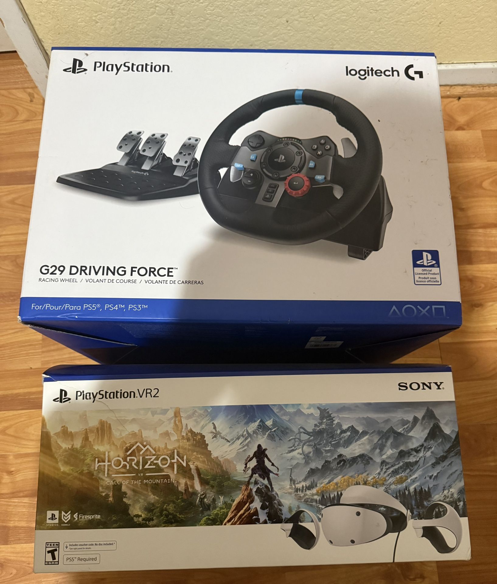 PSVR2 With G29 Racing Wheel and Gran Turismo 7