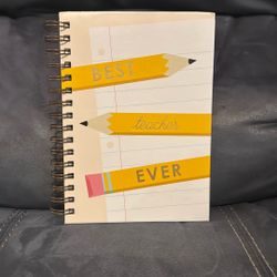 New Best Teacher Ever Spiral Notebook Teacher Journal Book