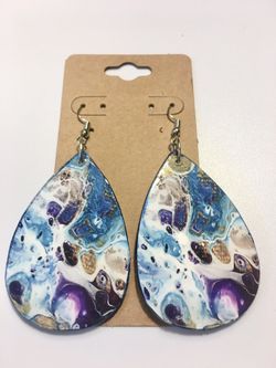3” Handmade Teardrop Earrings