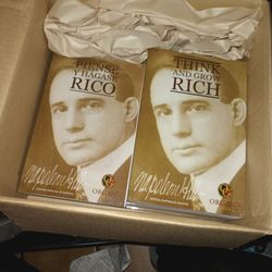Think & Grow Rich Autographed Book With Napoleon Hills Face