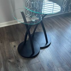 Glass End Tables 