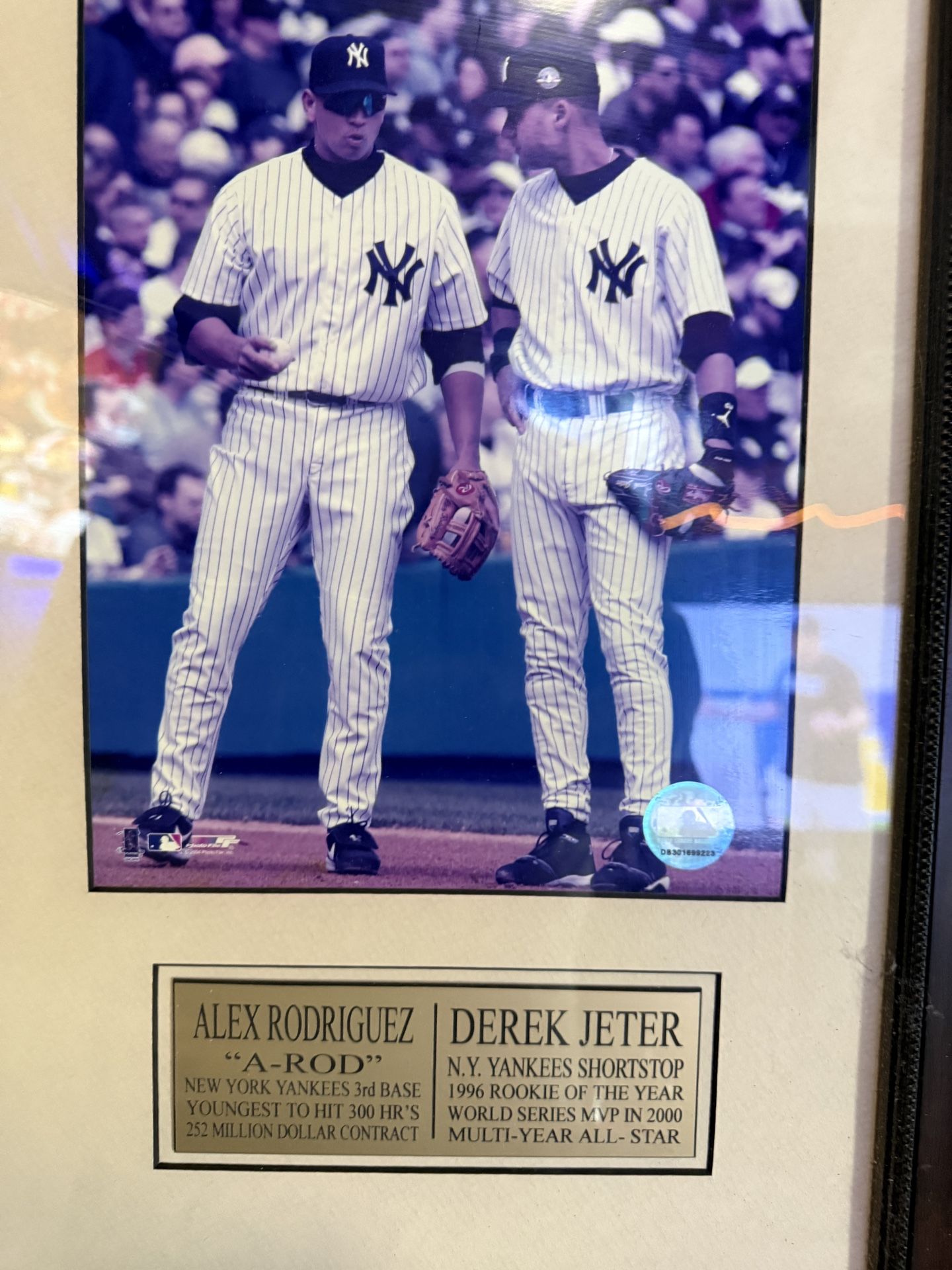 NY Yankees Collage And Pin Frame
