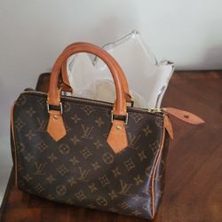 Classic Monogram Style Dome Handbag - Excellent Condition