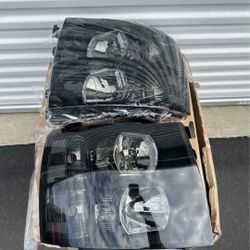 07-13 Chevy Silverado Headlights Faros Calaveras Micas Luces 